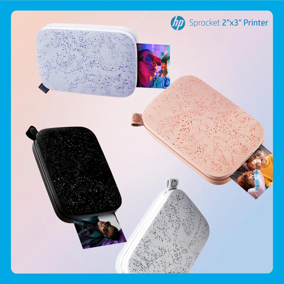 HP Sprocket 2x3 Portable Photo Printer - Purple | Instant Smartphone Color Wireless Printer - view 8
