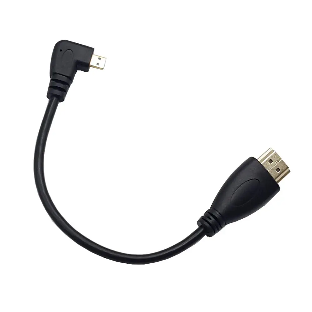 Seadream Angled Micro HDMI to HDMI Cable 20cm (8 inch) | 2-Pack Right Angle Male to Male - view 3