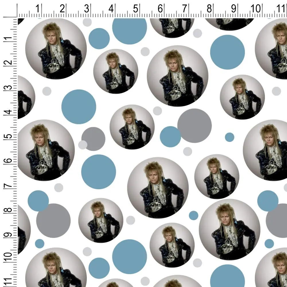 GRAPHICS & MORE David Bowie As Jareth Gift Wrap Roll | Vibrant Labyrinth Design, 76cm x 183cm - view 2