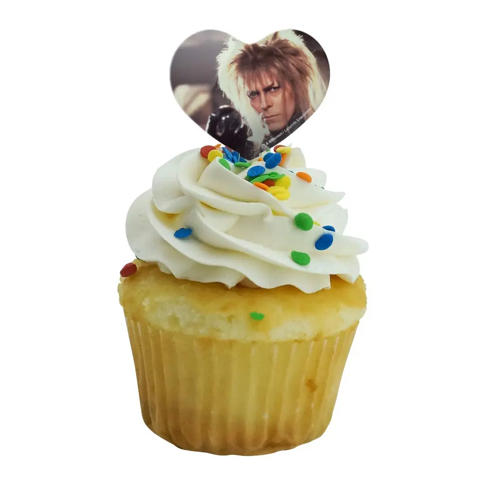 GRAPHICS & MORE Labyrinth Goblin King Cupcake Picks 6 | Food-Safe Acrylic, 3.2" Height, 1.6" Width - view 5