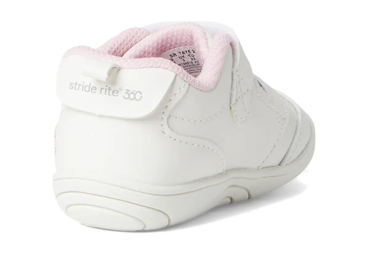 Stride Rite 360 SR-Taye 2.0 Infant/Toddler Pink Shoes | Soft Memory Foam & Hook & Loop Closure - view 5