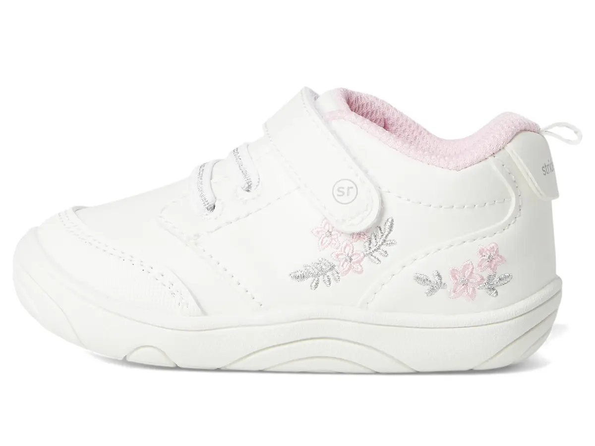 Stride Rite 360 SR-Taye 2.0 Infant/Toddler Pink Shoes | Soft Memory Foam & Hook & Loop Closure - view 4