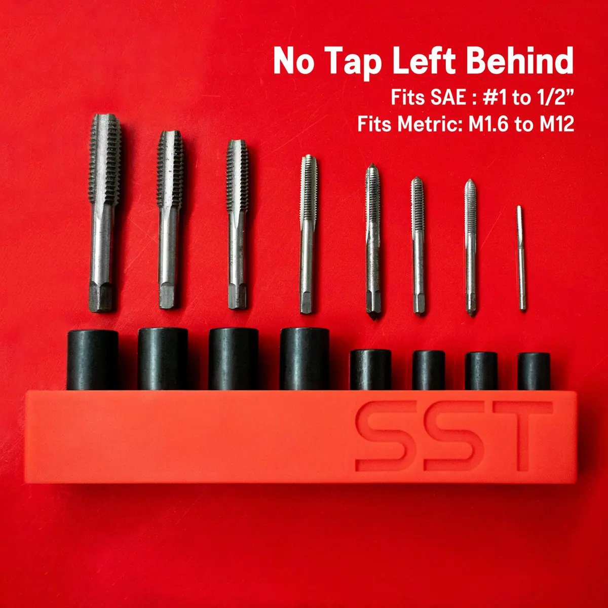 Stupid Simple Tools SST Tap Socket Wrench 8-Piece Adapter Set | Durable, Snug Fit, & Easy Storage (70-120 chars) - view 5
