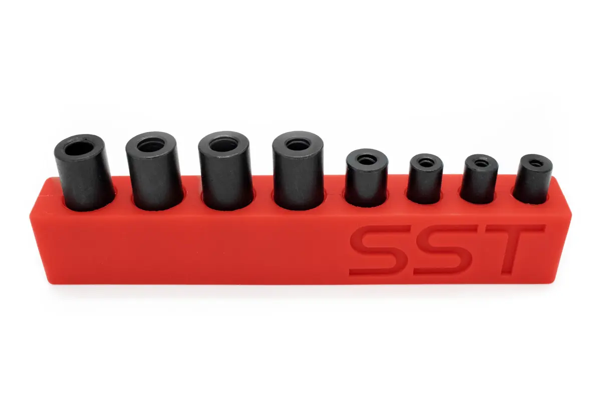 Stupid Simple Tools SST Tap Socket Wrench 8-Piece Adapter Set | Durable, Snug Fit, & Easy Storage (70-120 chars) - view 8