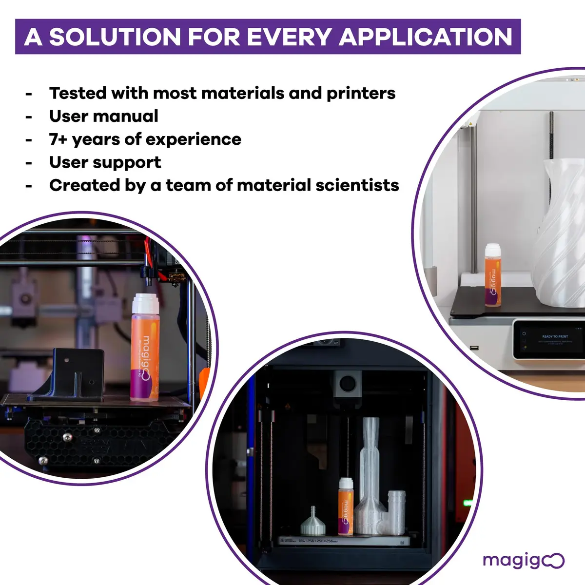 Magigoo PC 3D Printer Bed Adhesive Glue for Polycarbonate Filament, 50mL | Strong Bond & Easy Release - view 5