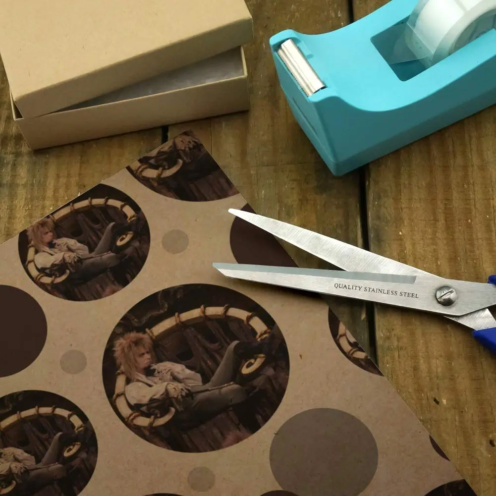 GRAPHICS & MORE Goblin King Jareth Labyrinth Gift Wrap 91cm x 183cm | Premium Kraft Paper Roll for Gifts & Crafts - view 3