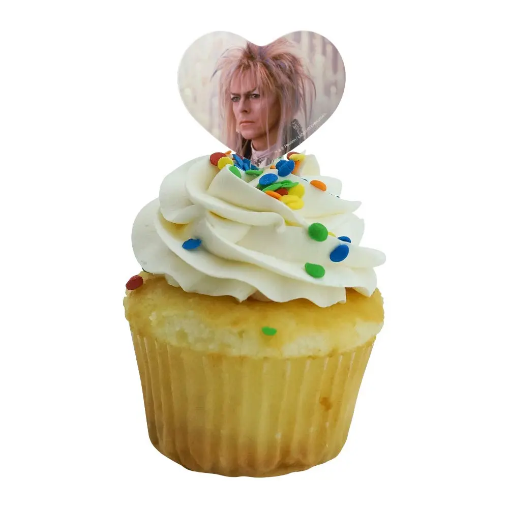 GRAPHICS & MORE David Bowie Jareth Labyrinth Cake Topper Set of 6 | Food-Safe Acrylic, 1.6" Width, 3.2" Height - view 5