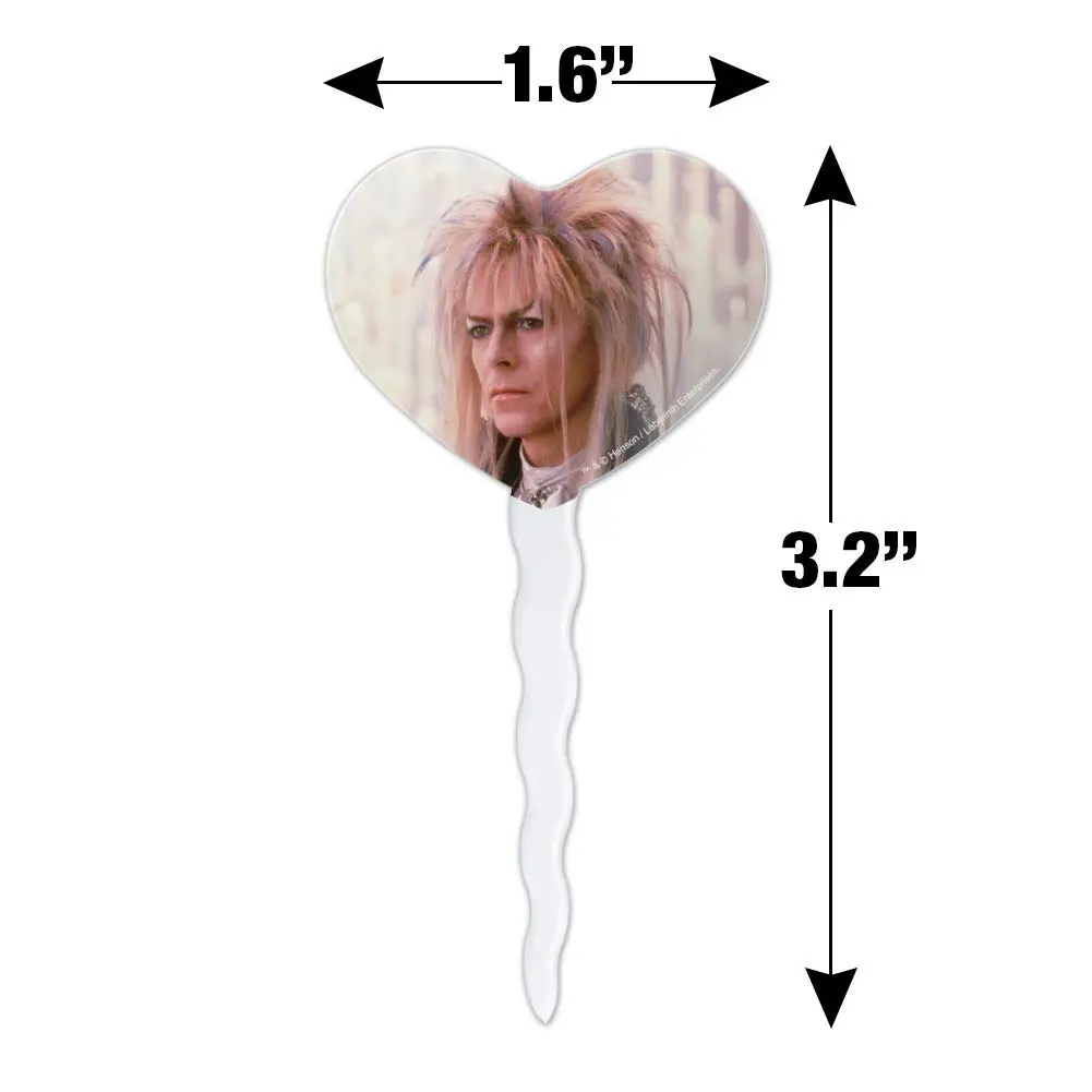 GRAPHICS & MORE David Bowie Jareth Labyrinth Cake Topper Set of 6 | Food-Safe Acrylic, 1.6" Width, 3.2" Height - view 6