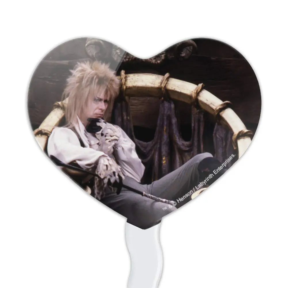 GRAPHICS & MORE Goblin King Jareth Cupcake Picks Set of 6 | Labyrinth David Bowie Acrylic Decor - view 2