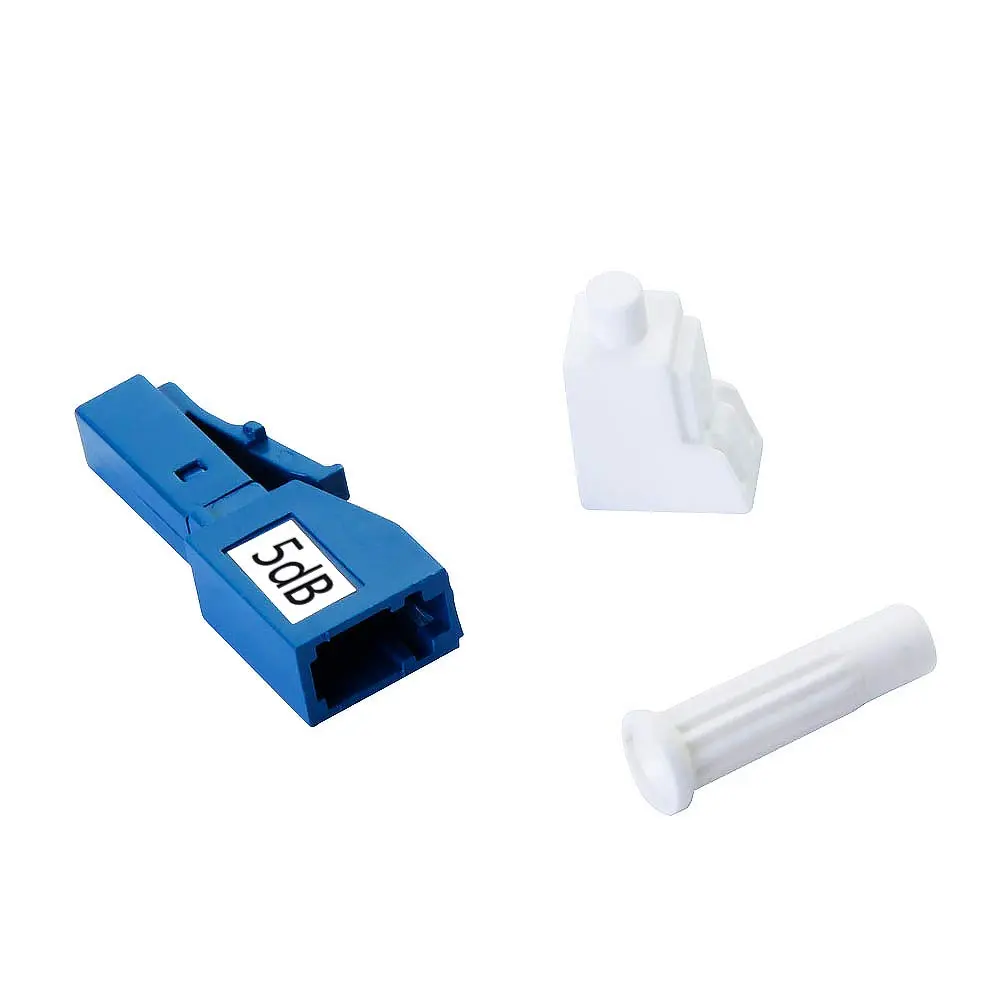H!Fiber.com 2 Pack Single Mode LC 5dB Fiber Optic Attenuator | Ceramic Core, 1200-1600nm, -40 to +75°C, 50dB Return Loss - view 5