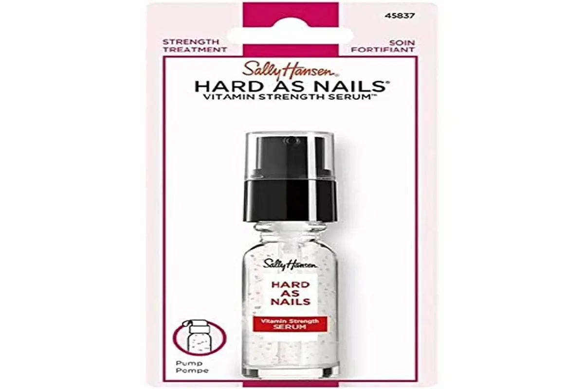 Sally Hansen Nail Treatment Hard As Nails Serum 0.45 Fl Oz | Vitamin Enriched Nail Strengthener - main product image