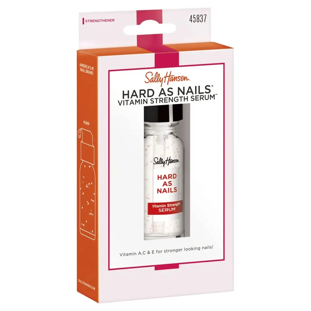 Sally Hansen Nail Treatment Hard As Nails Serum 0.45 Fl Oz | Vitamin Enriched Nail Strengthener - view 4