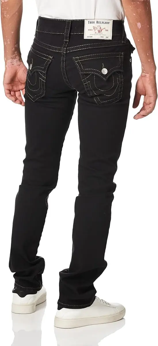 True Religion Ricky Big T Straight Leg Jean | Body Rinse Black | 34x34 - view 9