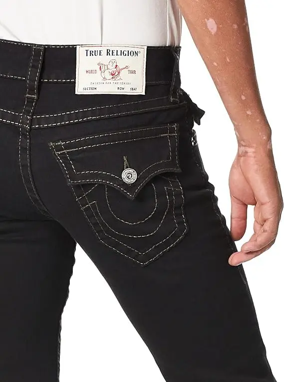 True Religion Ricky Big T Straight Leg Jean | Body Rinse Black | 34x34 - view 2