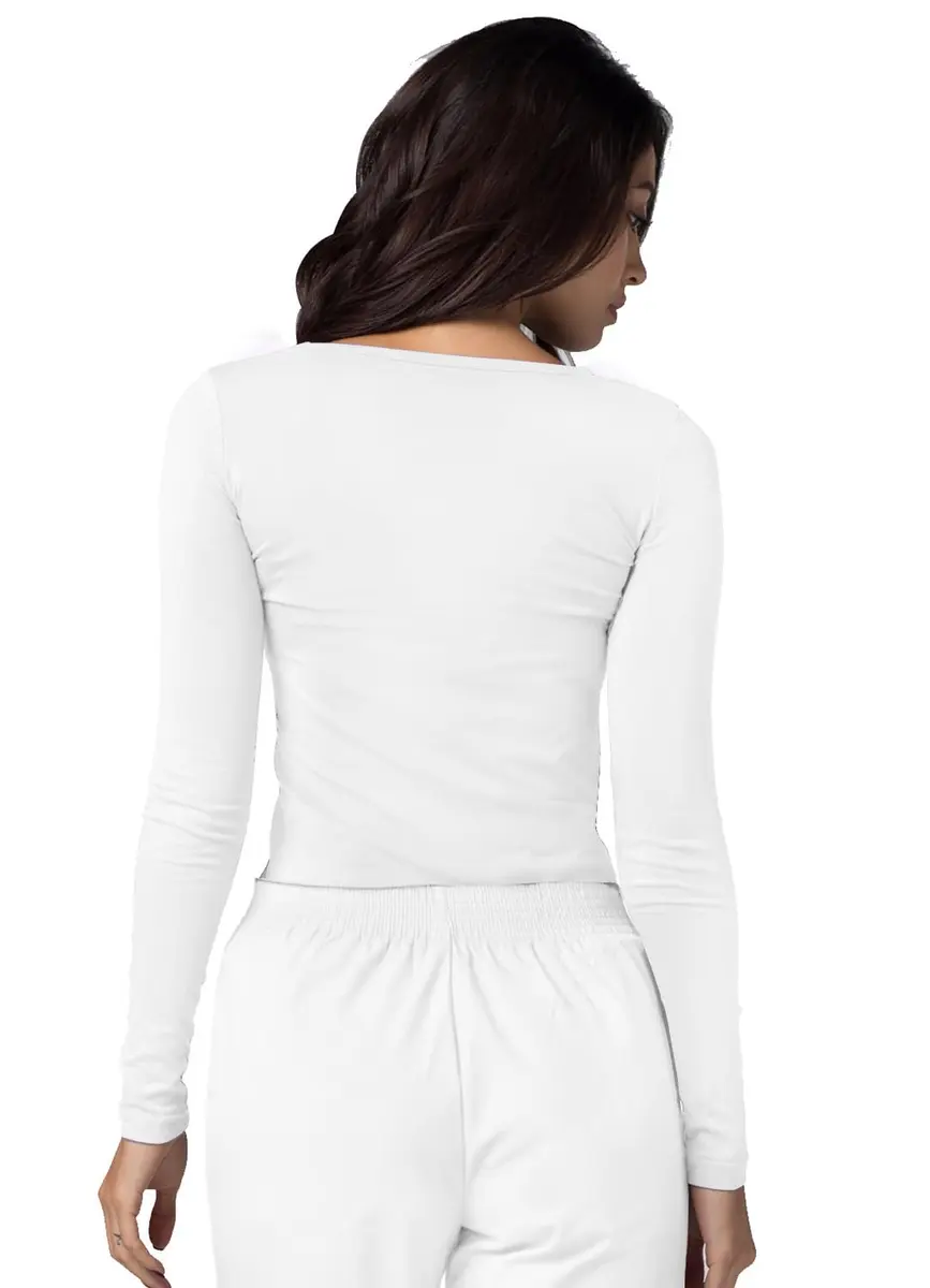 ADAR Medical Uniforms Underscrubs for Women 3 Pack - Long Sleeve Comfort Tee - XXS - view 3
