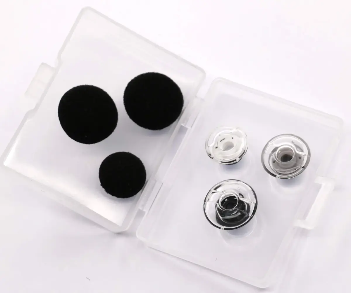 IiEXCEL Replacement Eartip Kit for Plantronics Voyager Legend Headset, 3 Pairs S/M/L Clear | Soft Silicone Earbuds for Enhanced Fit - view 6
