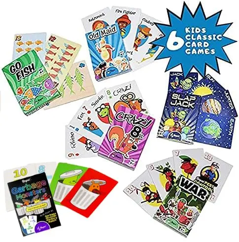 Regal Games Classic Card Games Set - 6 Classic Card Games for Kids & Families | 0.5 lb (0.23 kg) - view 2