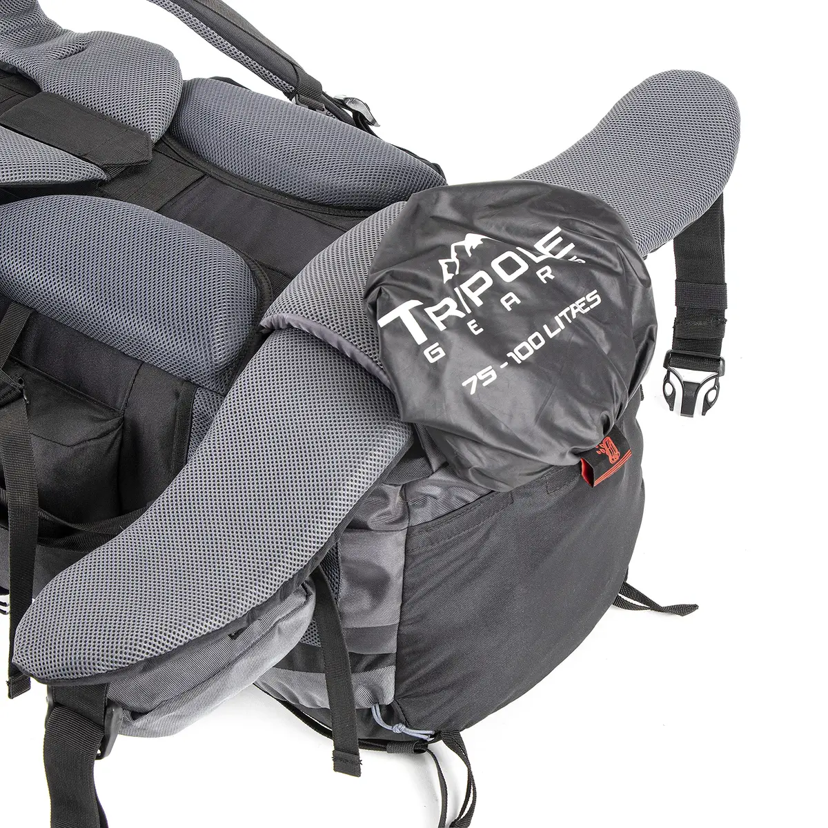 TRIPOLE Walker 55L Rucksack Black | Internal Frame Backpack for Trekking & Travel - view 6