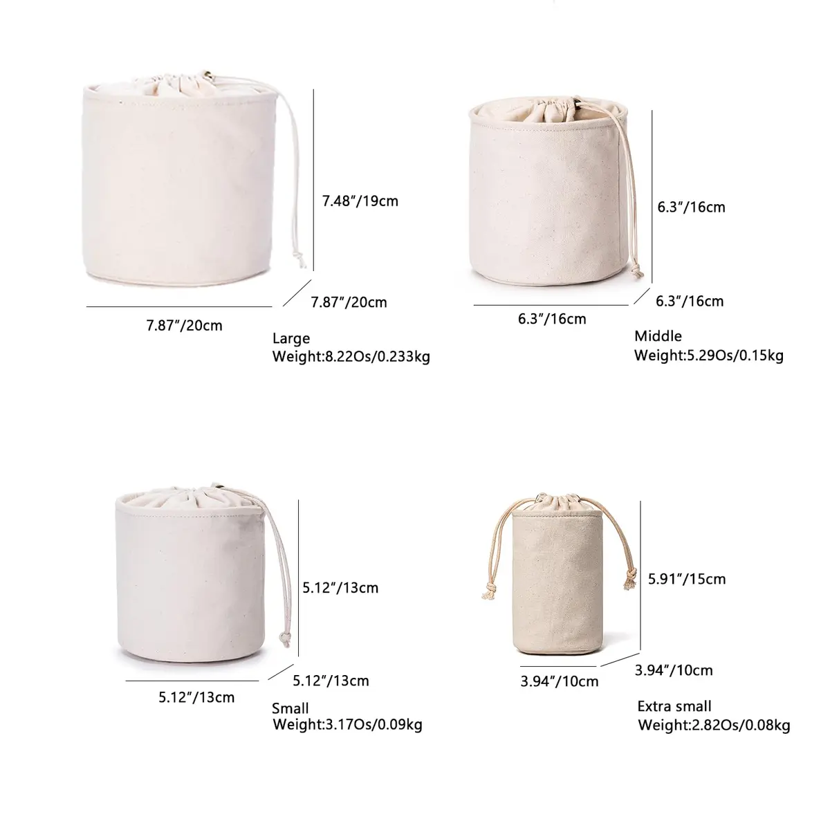 YONBEN Purse Organizer Insert | Cotton Canvas Bag Compartment with Round Pocket & Liners - view 2