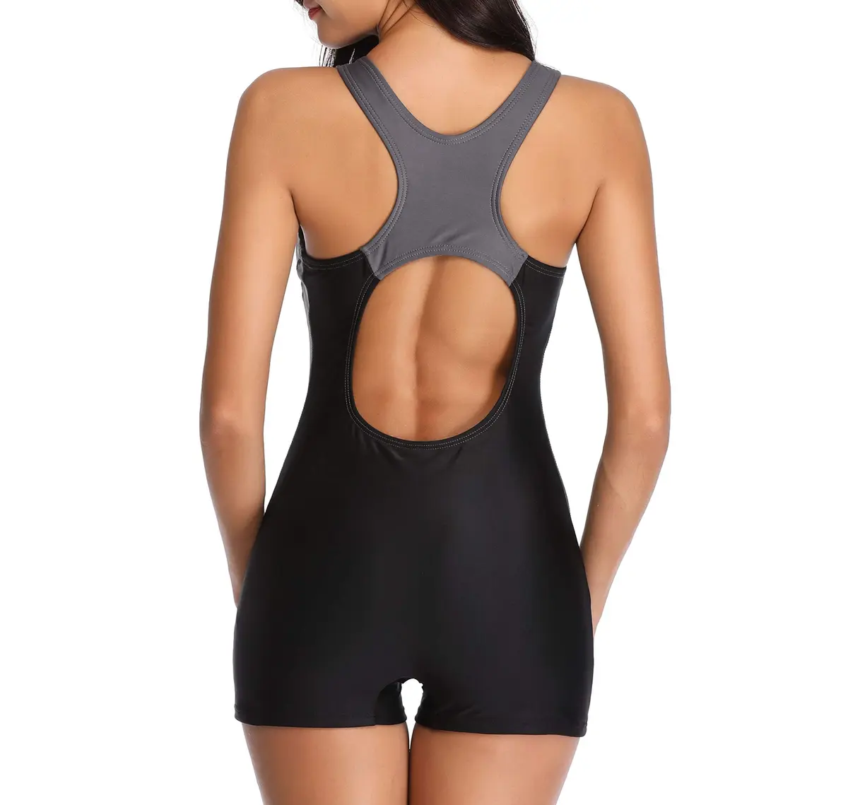 Sand's Coast Women Boyleg One Piece Swimsuit Racerback | Chlorine-Resistant, Quick-Dry, Slimming Fit - view 4