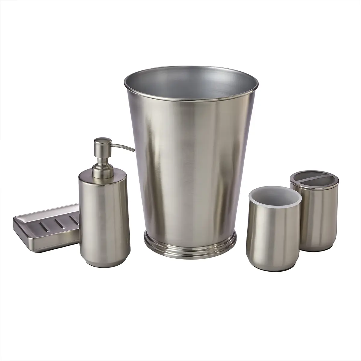 SKL Home Roche Soap Dispenser Stainless Steel | Modern Bathroom Accessory (70-120 chars) - view 3