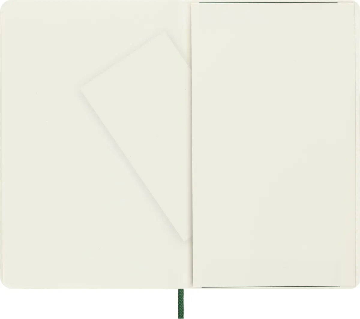 Moleskine Classic Notebook, Soft Cover, Large (5" x 8.25") Plain/Blank, Myrtle Green, 192 pages | Durable, Acid-Free Paper - view 4