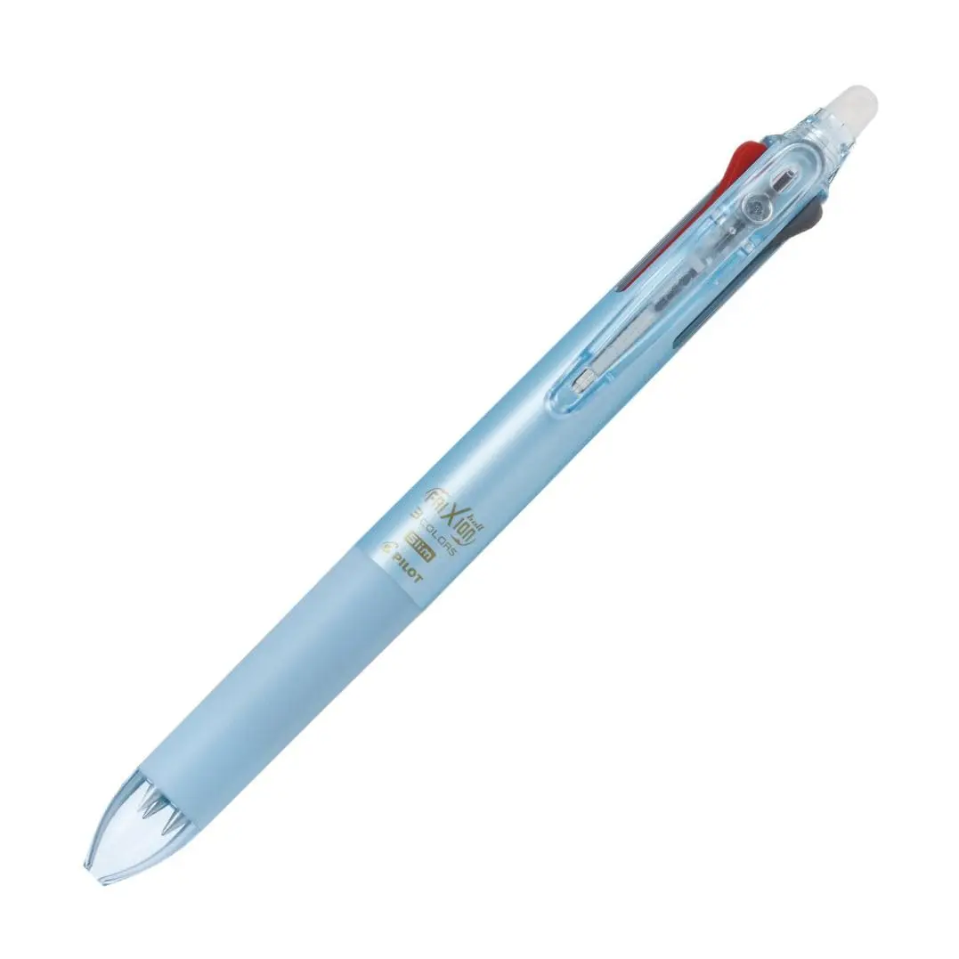 Pilot Erasable Ballpoint Pen, Pearl Blue, 0.38mm | Slim, Portable & Reusable - main product image
