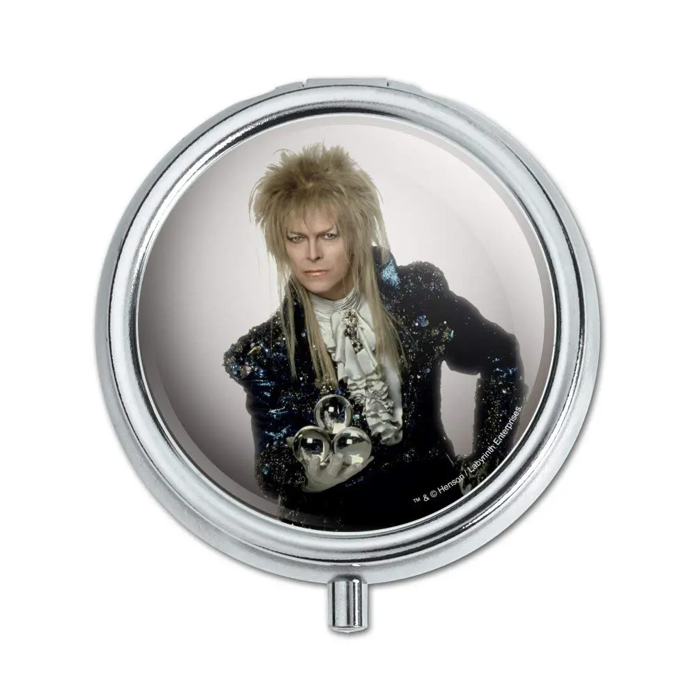GRAPHICS & MORE David Bowie As Jareth from The Labyrinth Pill Case Trinket Gift Box | Pocket-Sized Metal Storage - main product image