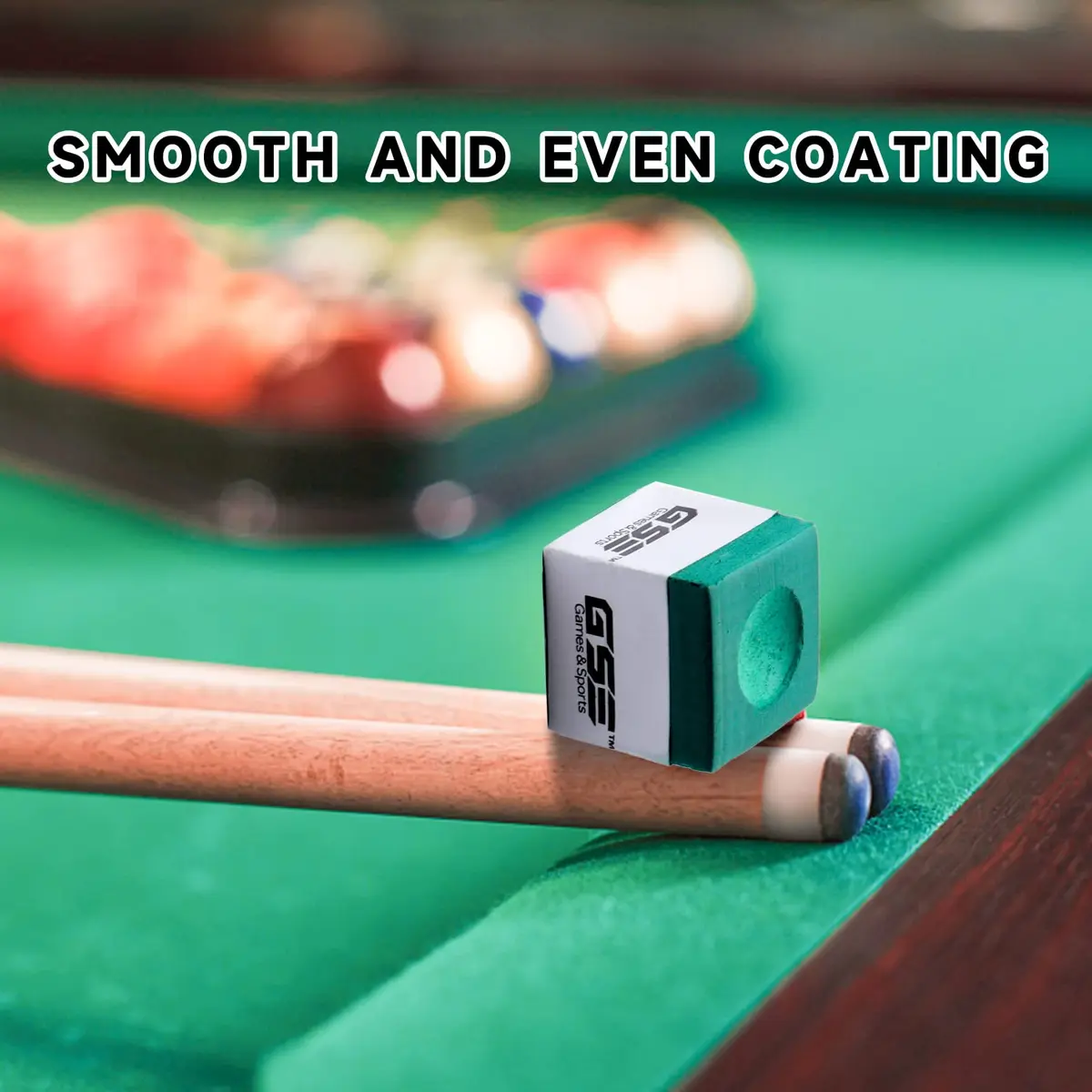 GSE Games & Sports Expert Green Billiard Pool Cue Chalk 12-Pack | Smooth & Even Coating for Perfect Shots - view 4