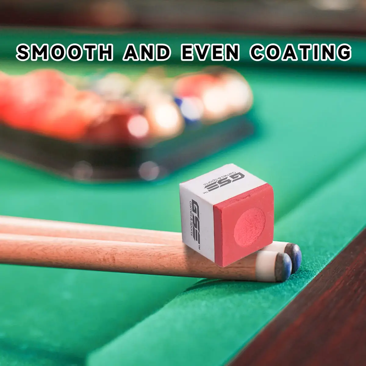 GSE Games & Sports Expert Red Billiard Pool Cue Chalk 12-Pack | Smooth, Even Coating for Perfect Shots - view 4