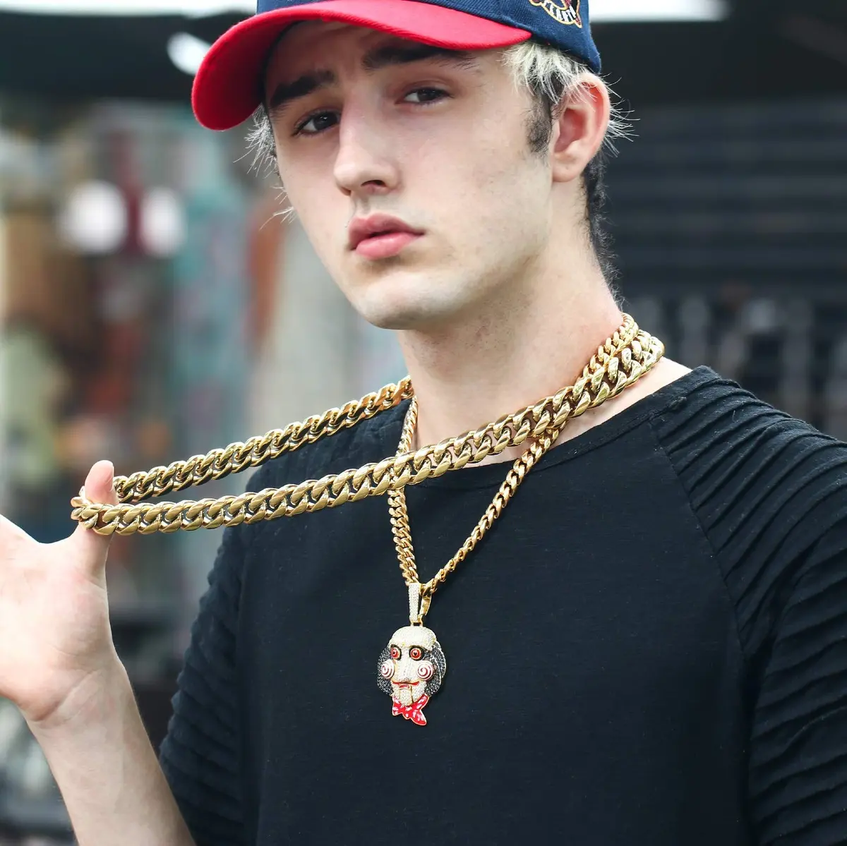 PY BLING 10mm Miami Cuban Link Chain Necklace 18 Inch | Durable Buckle Closure - view 4