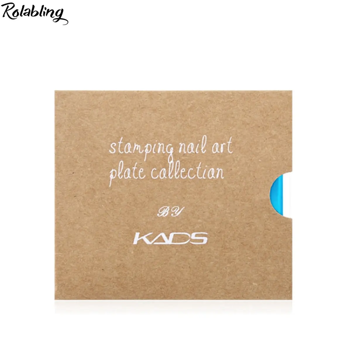 Rolabling Forest Tree Nail Stamping Plate Nature Fox 8*7cm | Reusable Stainless Steel Nail Art Template - view 4
