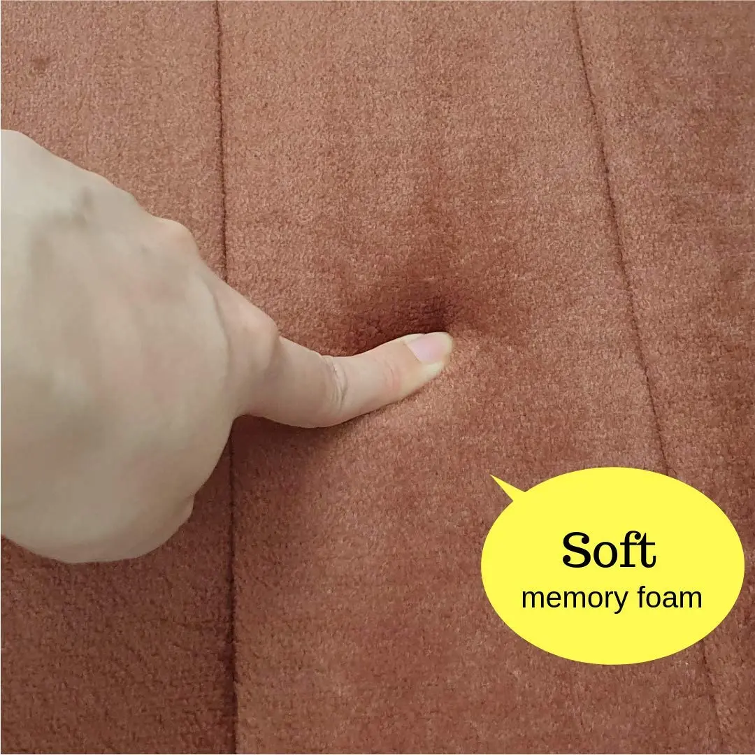 MG MACRO GIANT Memory Foam Bath Mat 46.5" x 15.5" Brown | Non Slip Comfort - view 5