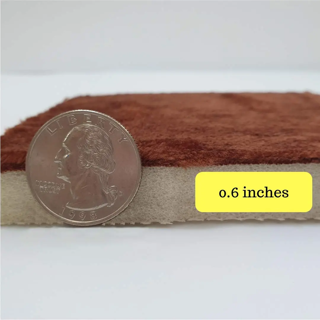 MG MACRO GIANT Memory Foam Bath Mat 46.5" x 15.5" Brown | Non Slip Comfort - view 7