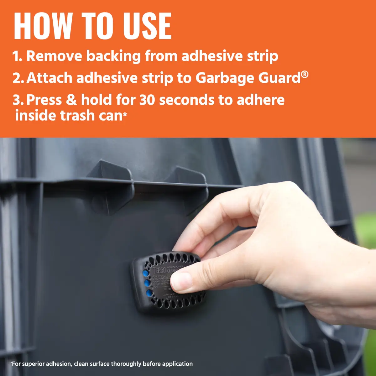 TERRO Garbage Guard Trash Can Insect Killer Pod 4-Month Protection | Kills Flies, Maggots, Roaches, Beetles - view 7