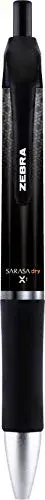 Zebra Pen SARASA Dry X1 Retractable Gel Pen, Black Ink, 0.7mm, 12-Pack | Smooth Ink Flow Writing Instrument - view 2