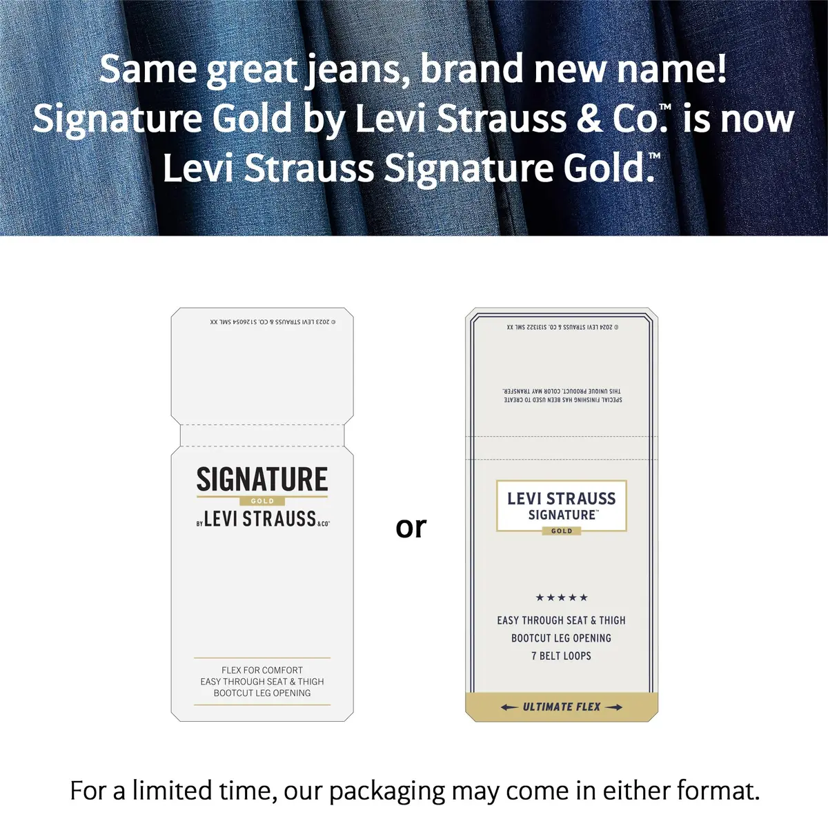 Levi Strauss Signature Gold Men's Relaxed Fit Flex Jeans 33W x 34L | Comfort Flex Denim for All-Day Movement - view 5
