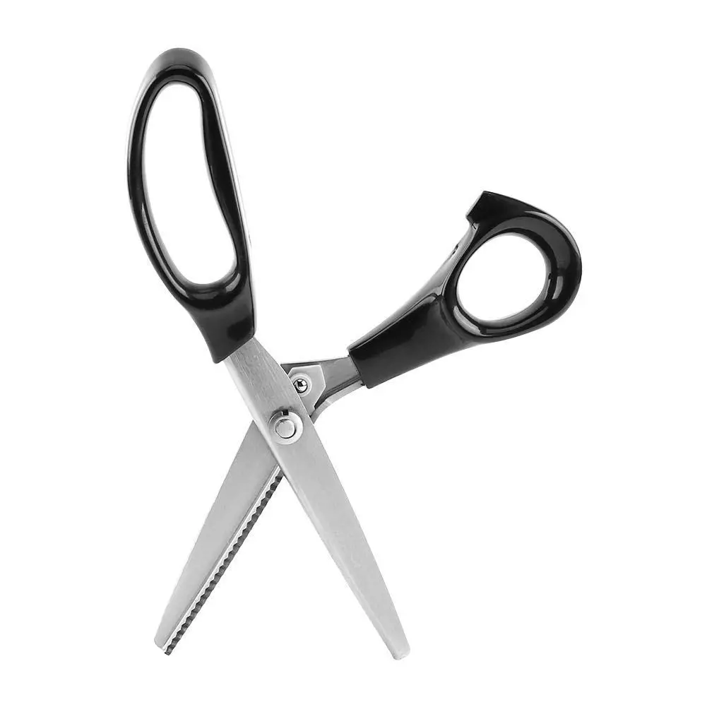 Hilitand Sewing Scissors 23cm | Stainless Steel Pinking Shears for Fabric & Craft - main product image