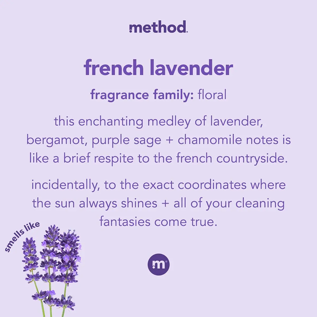 Method All-Purpose Cleaning Wipes, French Lavender, 70 Count | Compostable, Plant-Based, 3 Pack - view 3