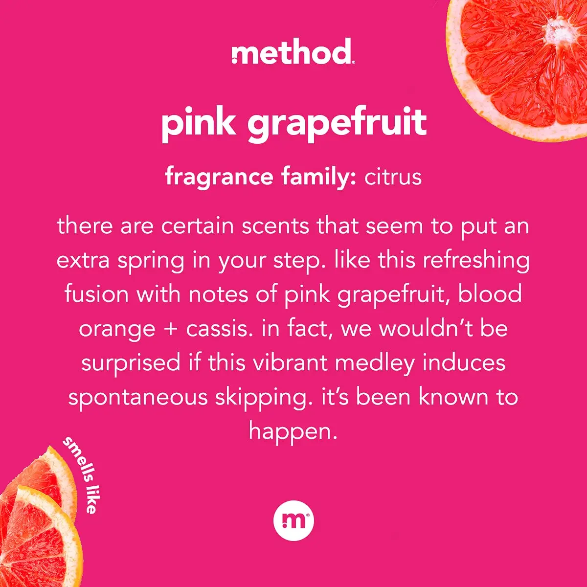 Method All-Purpose Cleaning Wipes, Pink Grapefruit, 70 Count | Compostable, Plant-Based Formula - view 3