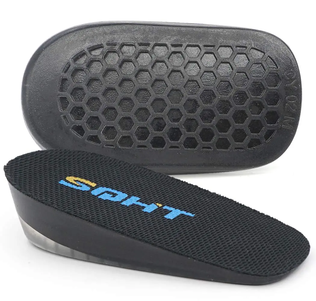 SQHT Height Increase Gel Heel Shoe Lift Inserts 2.54 cm (1 Inch) | Doctor Recommended for Foot Pain - main product image