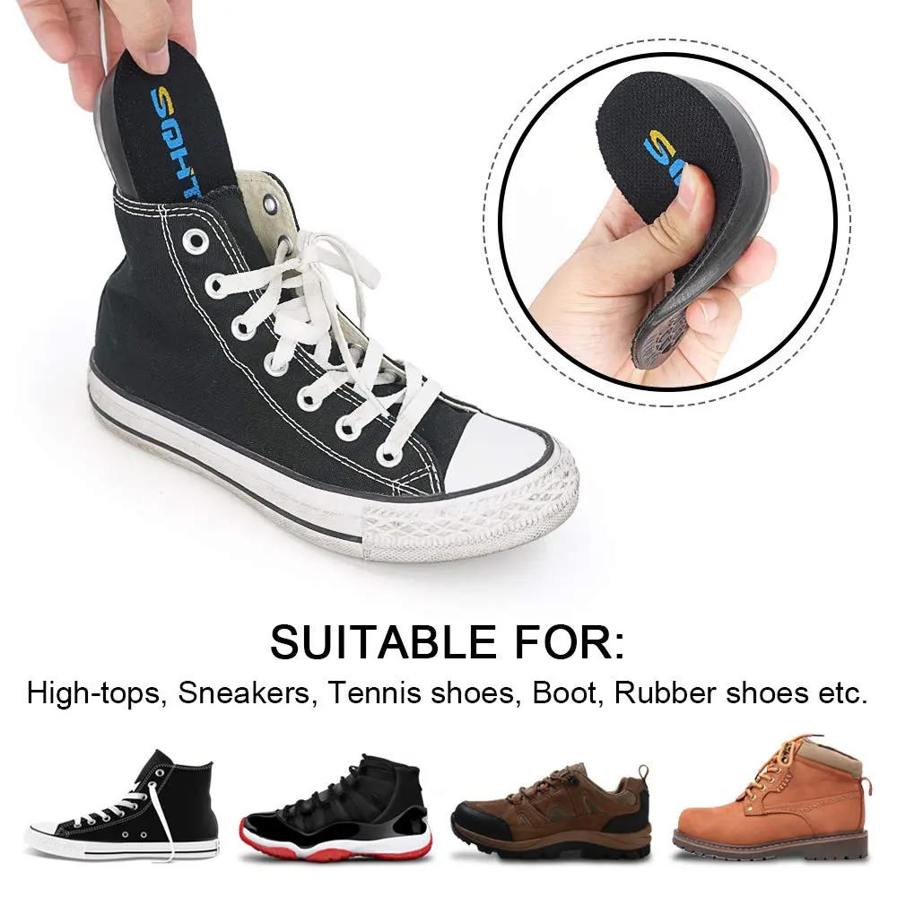SQHT Height Increase Insole - Gel Heel Shoe Lift Inserts | 0.6 Inch Height Boost for Men & Women - view 6