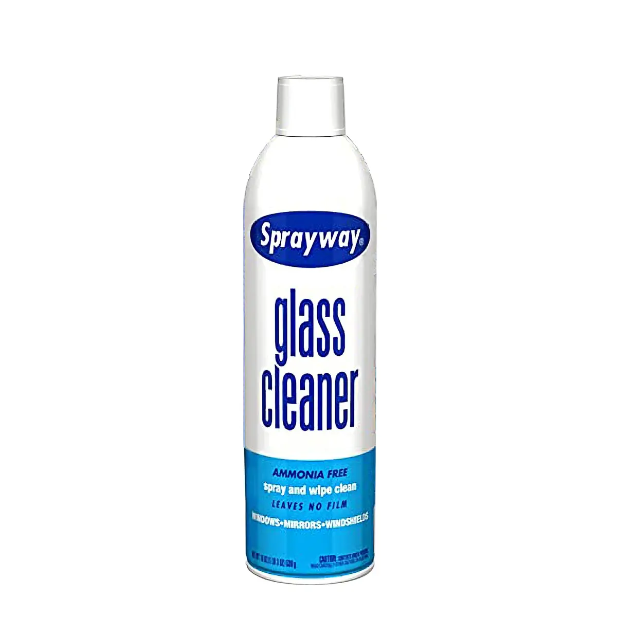 Sprayway Ammonia-Free Glass Cleaner Foaming Aerosol 450ml (15 Fl Oz) | Streakless Shine - main product image