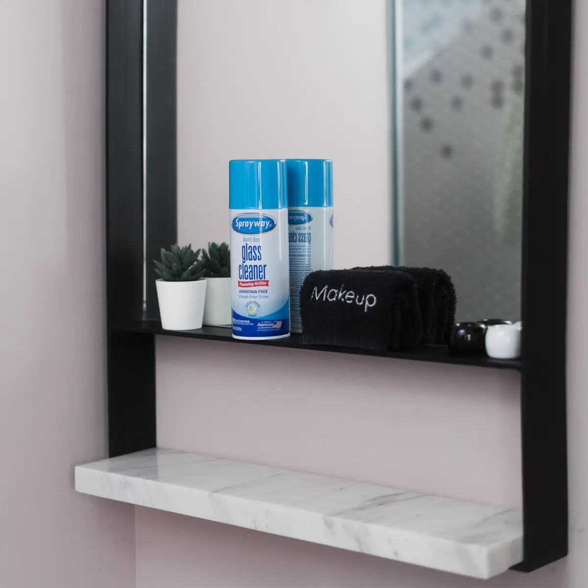 Sprayway Ammonia-Free Glass Cleaner Foaming Aerosol 450ml (15 Fl Oz) | Streakless Shine - view 7
