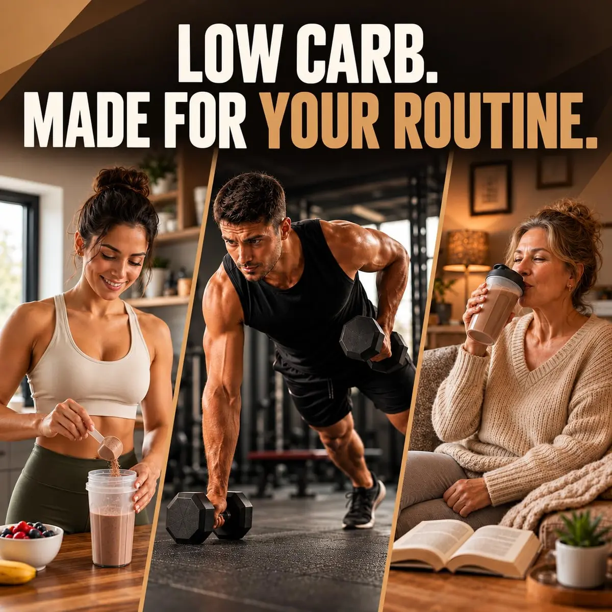 Keto Science Keto Shake Powder – Chocolate | Meal Replacement with MCT Oil & Collagen (20.49 oz) - view 6