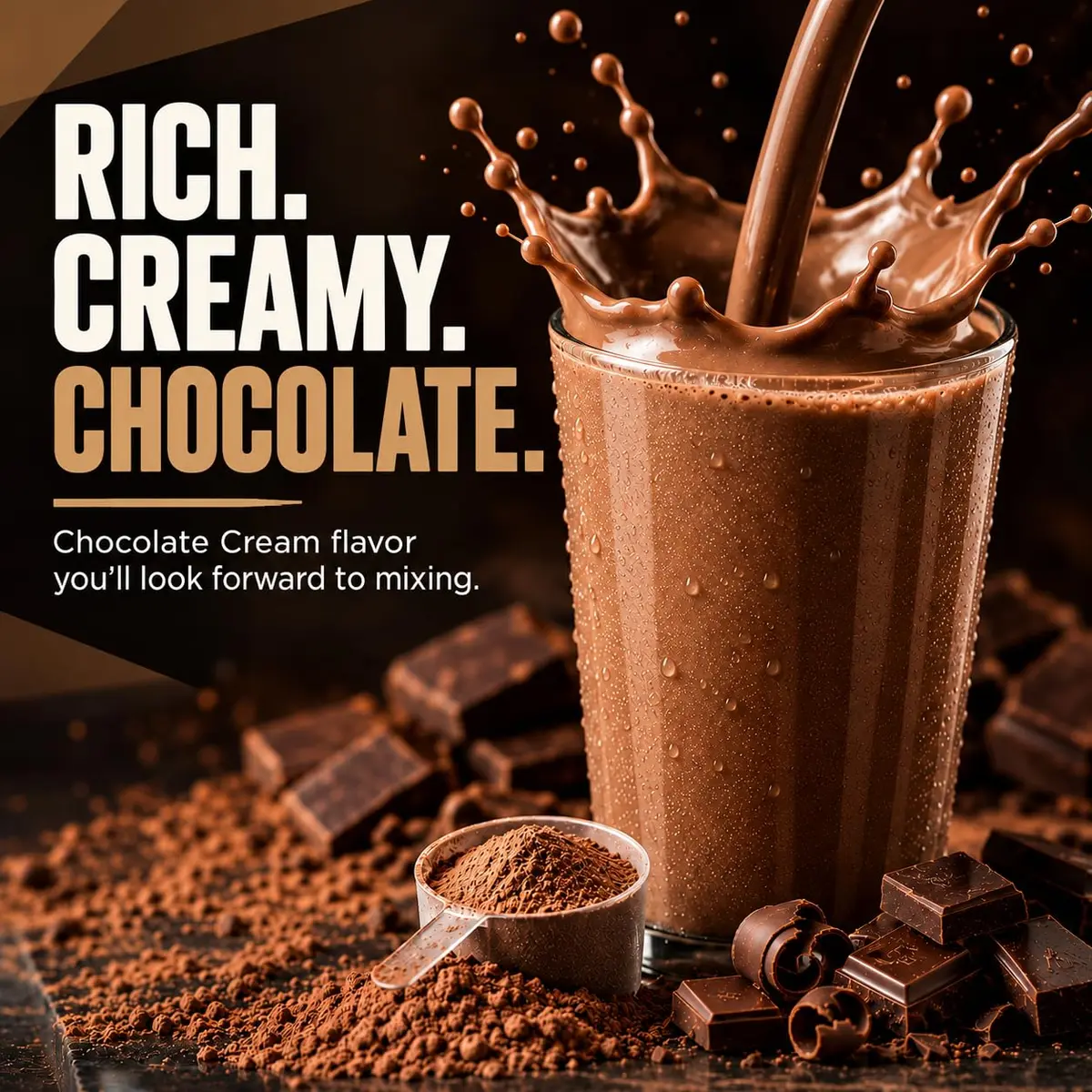 Keto Science Keto Shake Powder – Chocolate | Meal Replacement with MCT Oil & Collagen (20.49 oz) - view 7