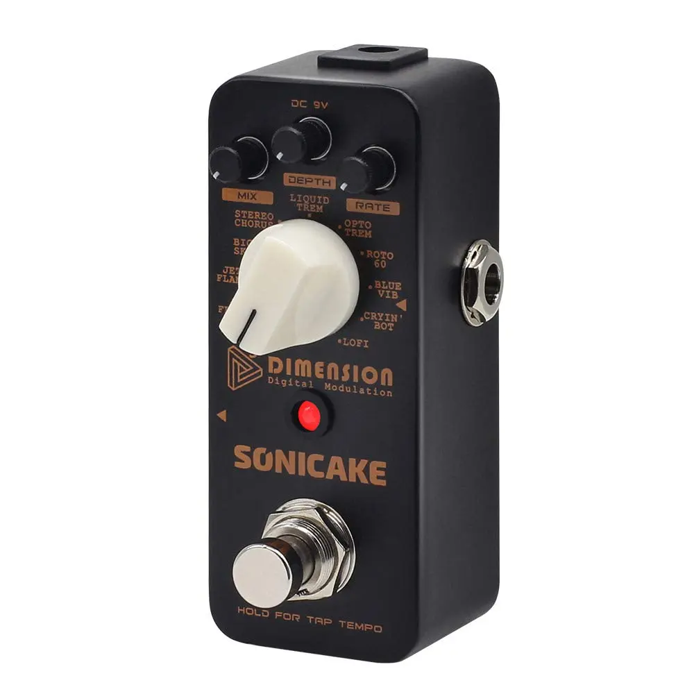 SONICAKE 5th Dimension Modulation Guitar Pedal 11 Modes | Multi-Effects Processor with Tap Tempo - main product image