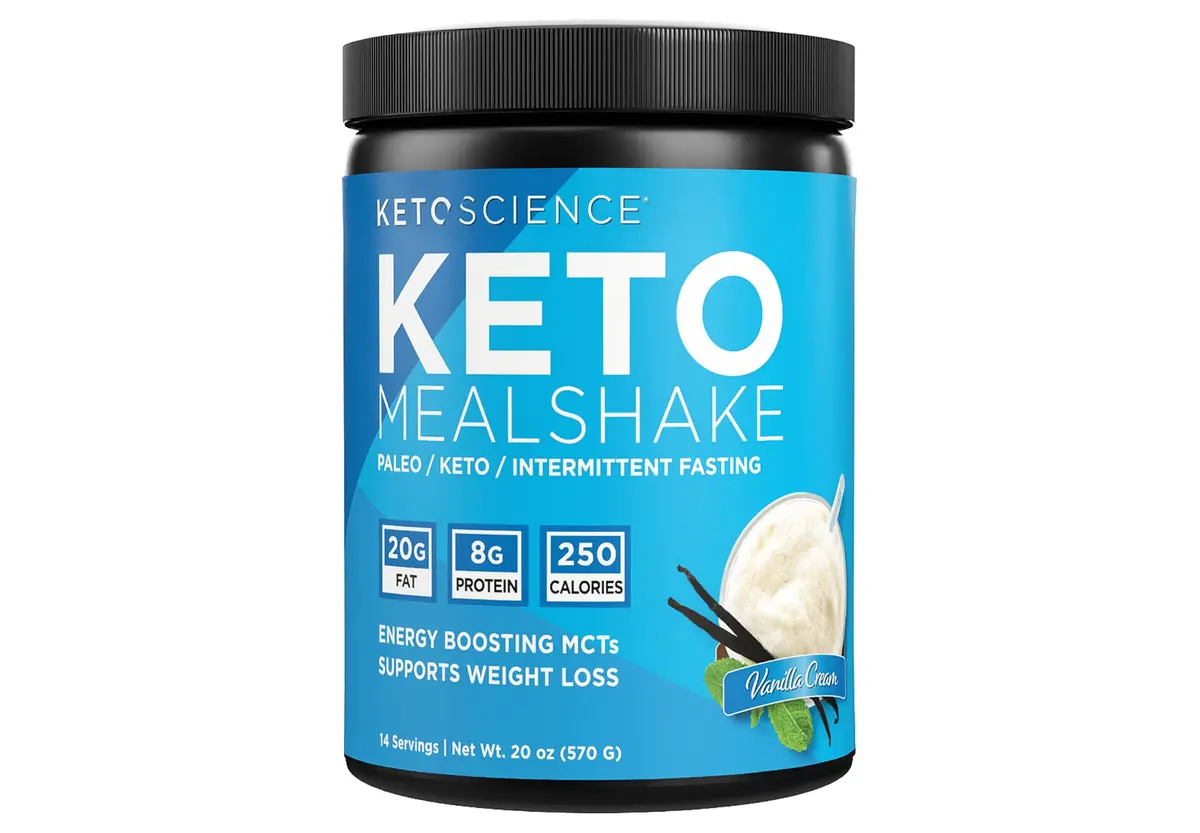 Keto Science Ketogenic Meal Shake Vanilla 20.83oz | Supports Weight Loss & Keto Goals - main product image