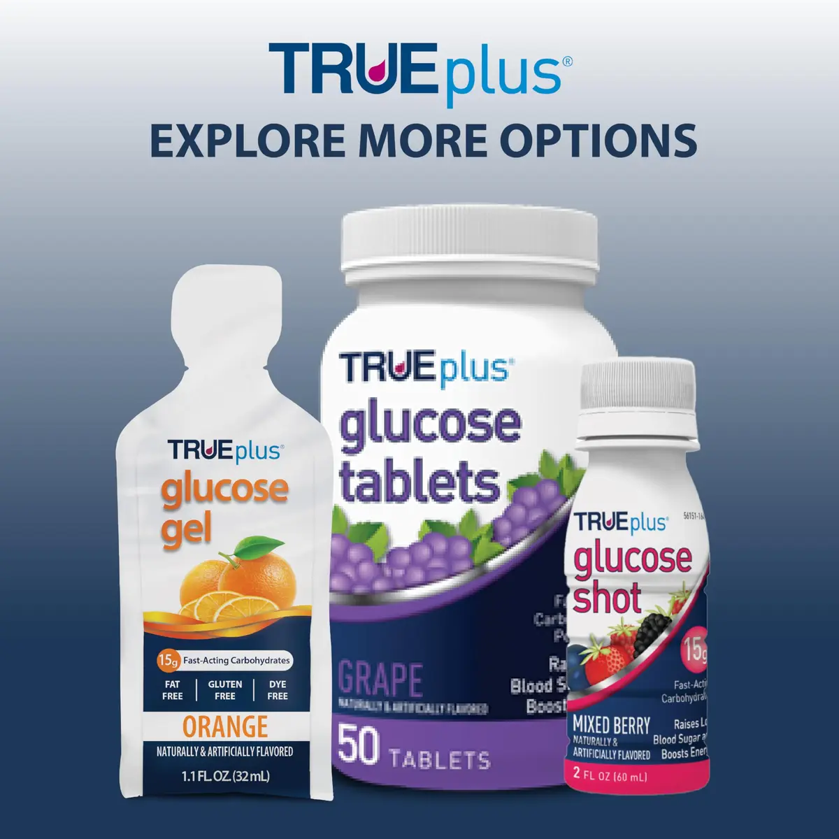 TRUEplus Glucose Gel Pouch 15g | Fast-Acting Carbohydrates for Energy Support - view 6
