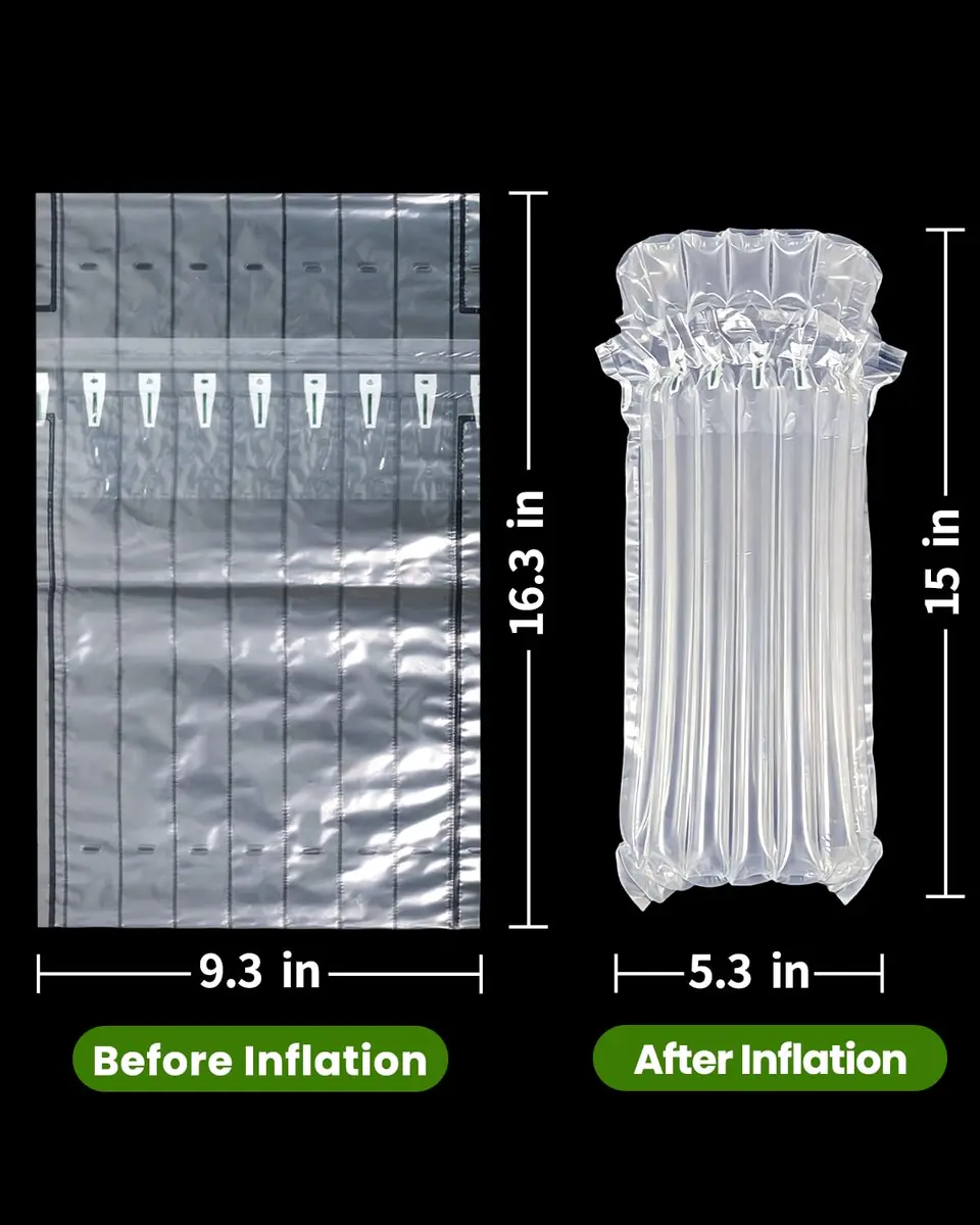 MONKKINO 16 Pack Inflatable Wine Bags | Protects Bottles & Fragile Items During Travel - view 5